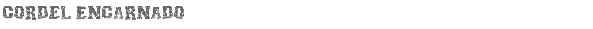 Cordel Encarnado Cordel_Encarnado I.ttf font preview